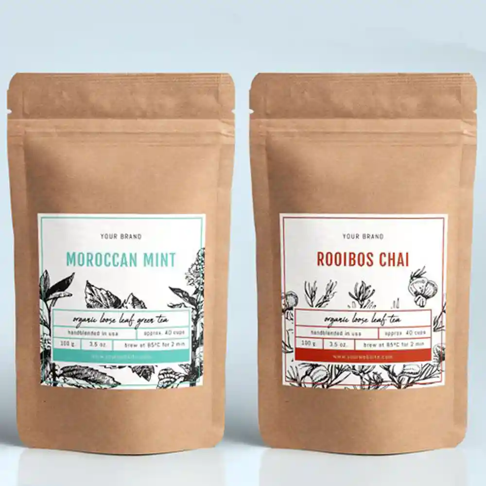 Custom Tea Labels manufacturer
