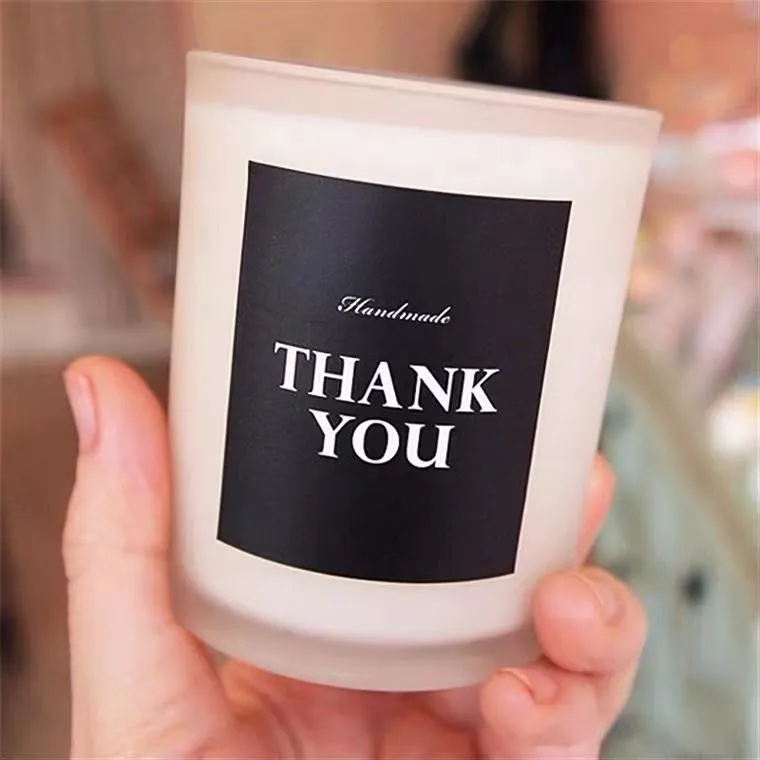 Custom Candels Vinyl Labels Supplier