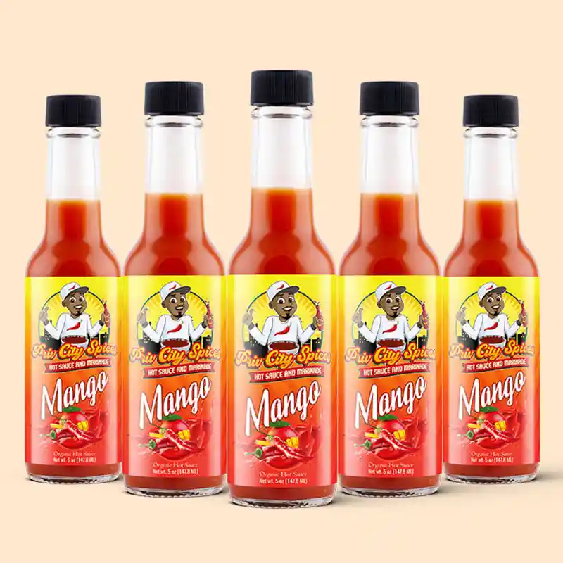 Custom Hot Sauce Vinyl Labels Supplier
