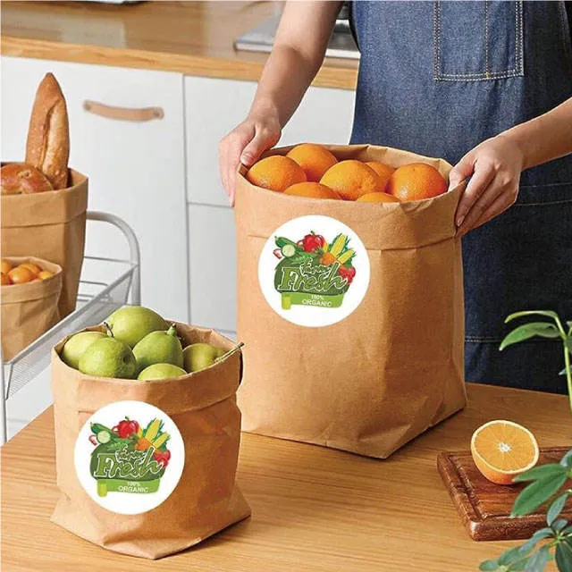 Custom Food Vinyl Stickers Manufacturer