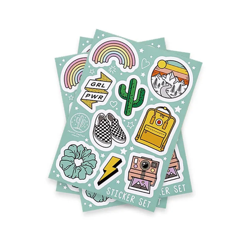 Custom Vinyl Stickers Sheets Manufacturer