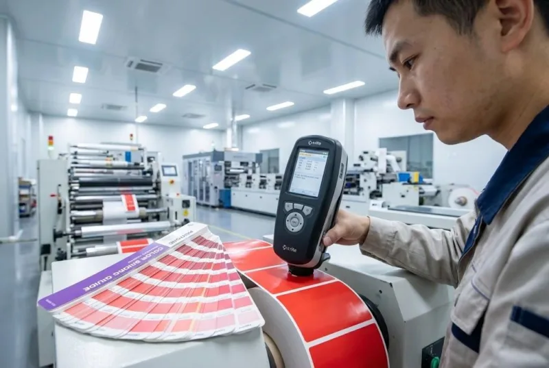 Pantone Color Matching And Quality Control For Label Printing. 副本