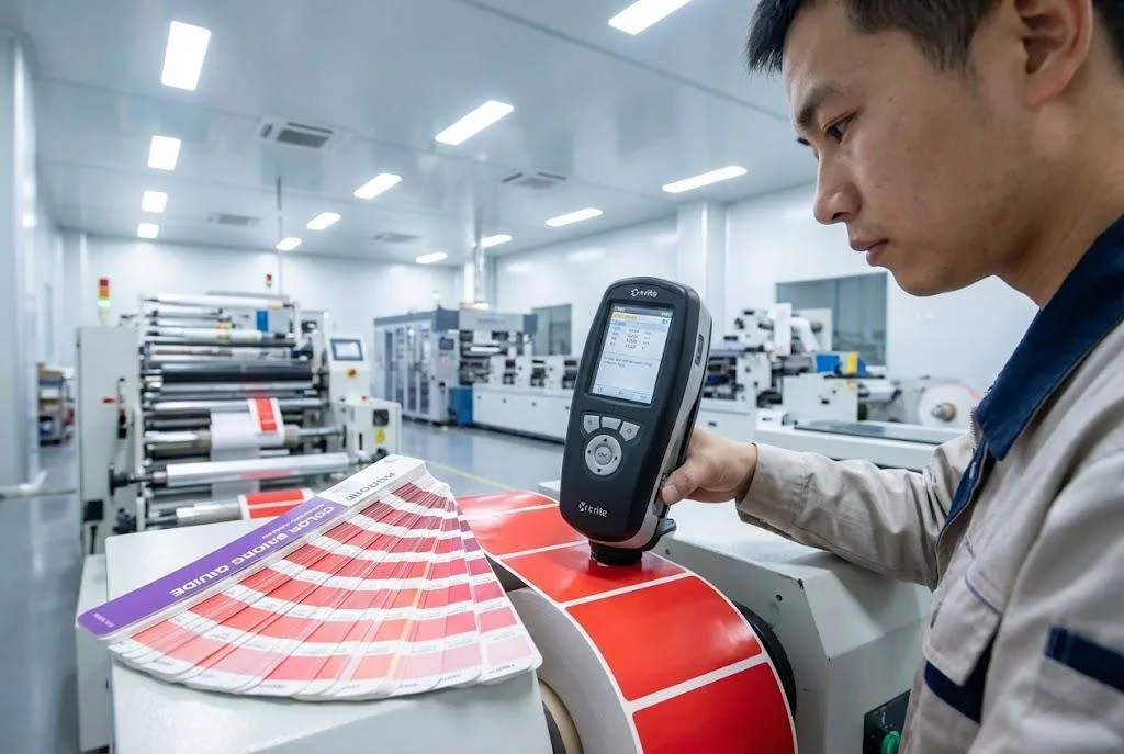 Pantone Color Matching And Quality Control For Label Printing. 副本