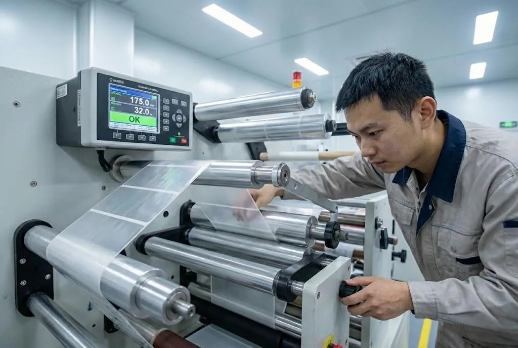 Precise Roll Tension Calibration To Prevent Labeling Jams. 副本