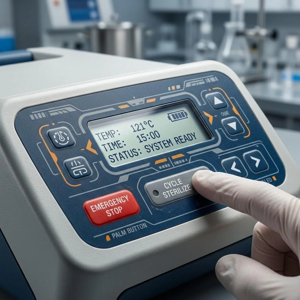 Durable Lexan Control Panel Overlays With Tactile Buttons On A Medical Diagnostic Interface.