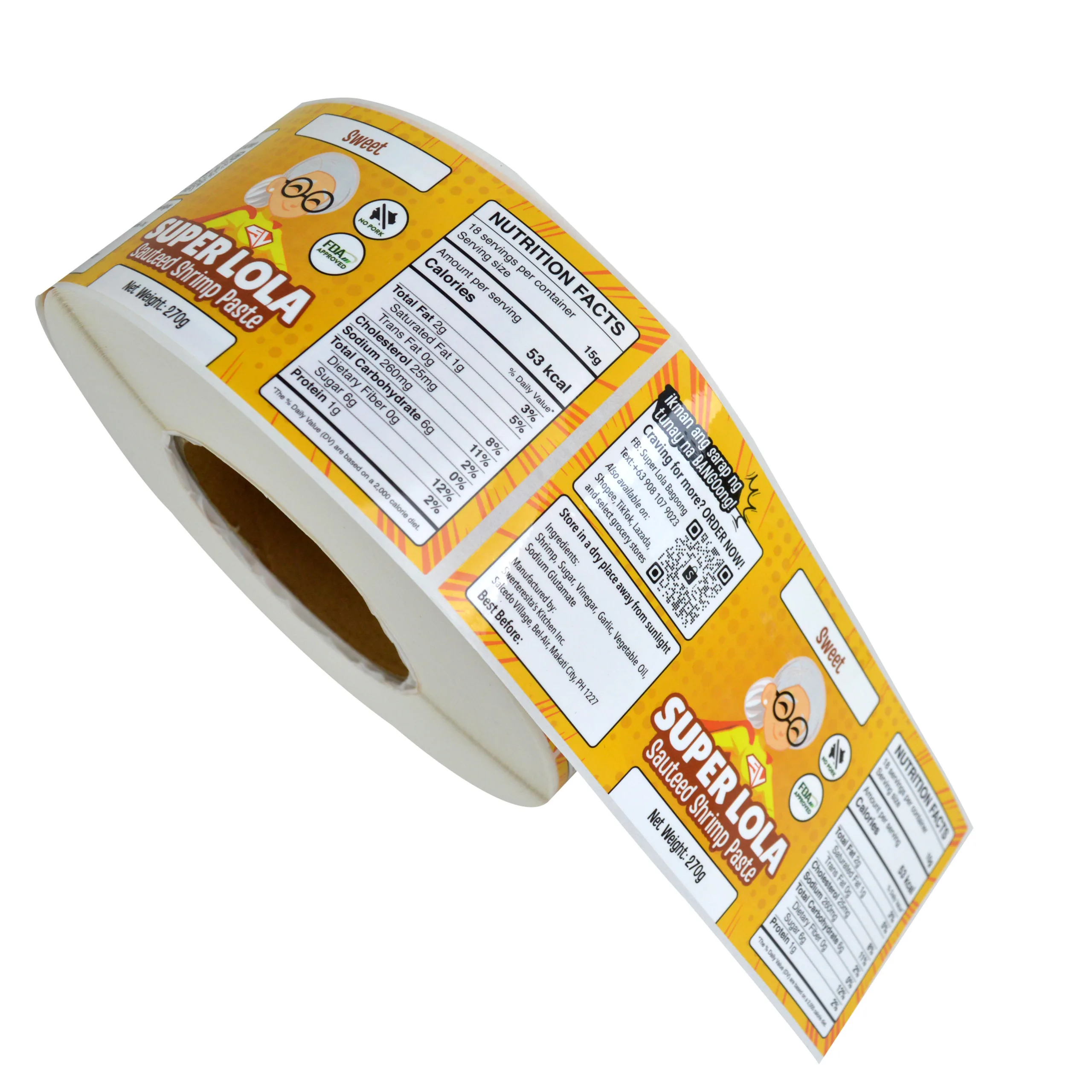 Juice Bottle Labels For Cold Storage