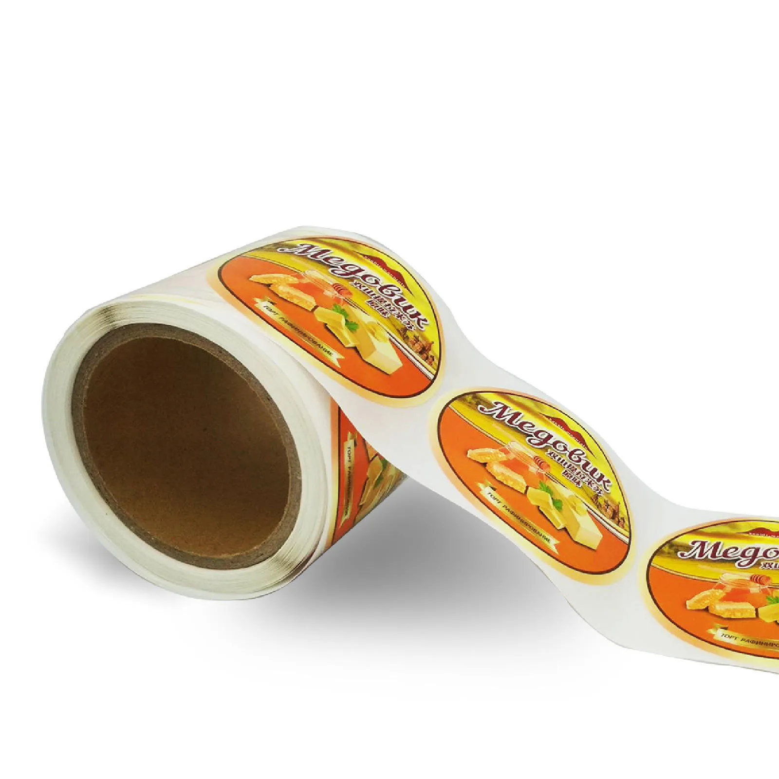 Matte And Glossy Food Branding Labels