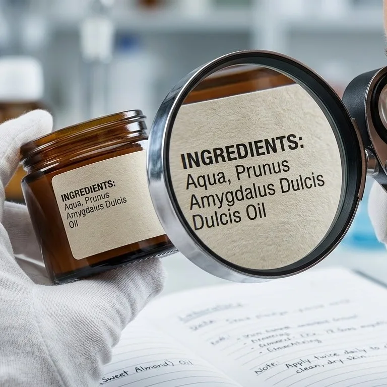 Micro Photograph Of Perfectly Legible 2pt Sharp Text On A Product Label For Quality Control.