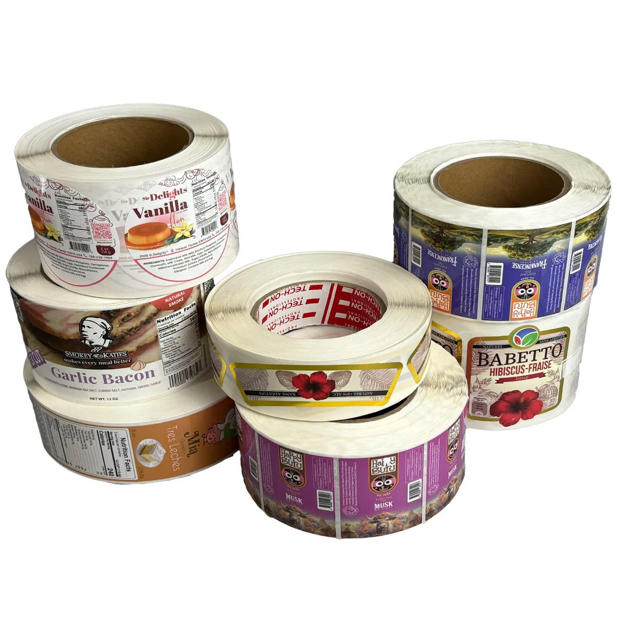 Moisture Proof Juice Bottle Labels For Refrigerated Storage With Condensation