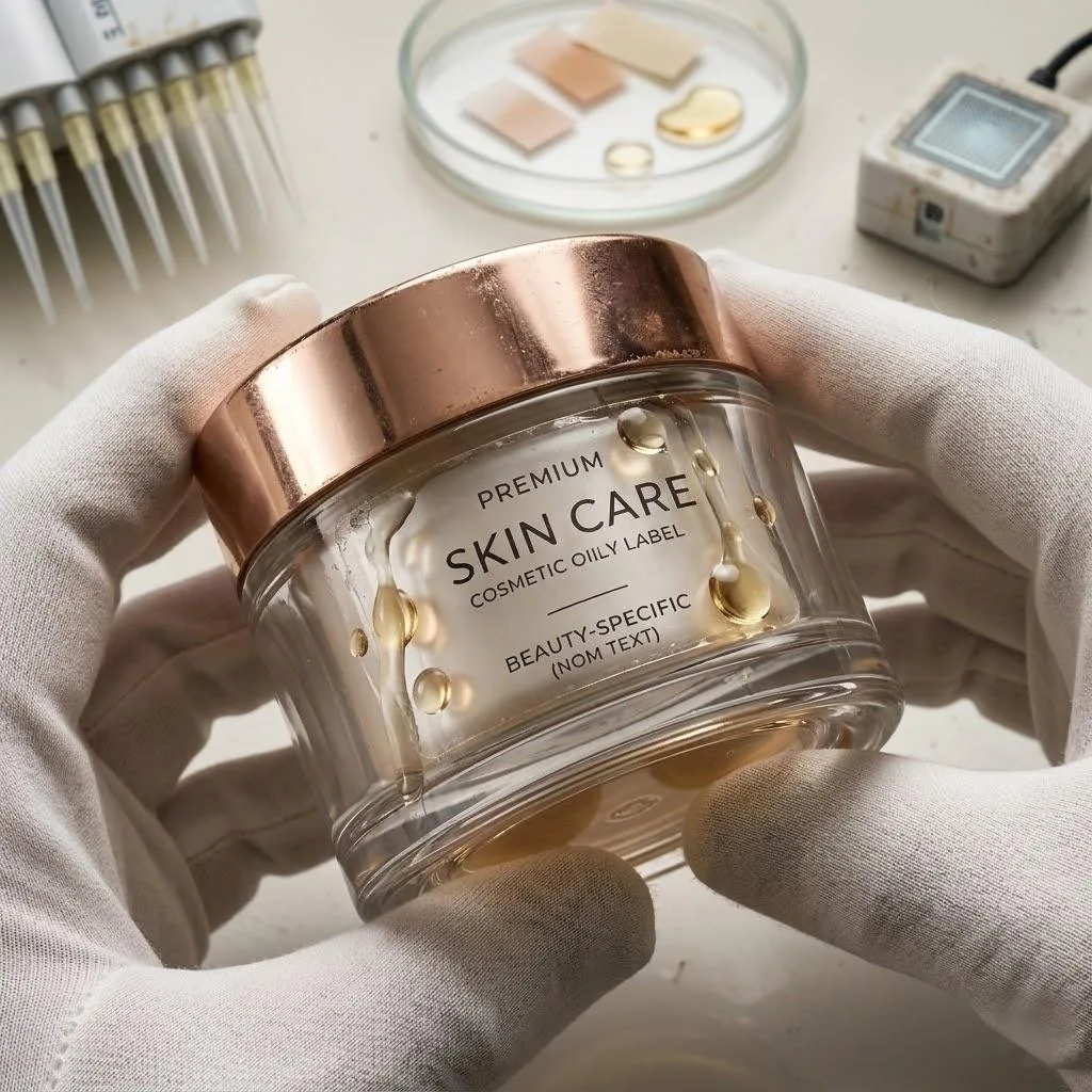 Oil Resistant Skincare Labels And Cosmetic Packaging Audit For Durable Adhesive Performance.