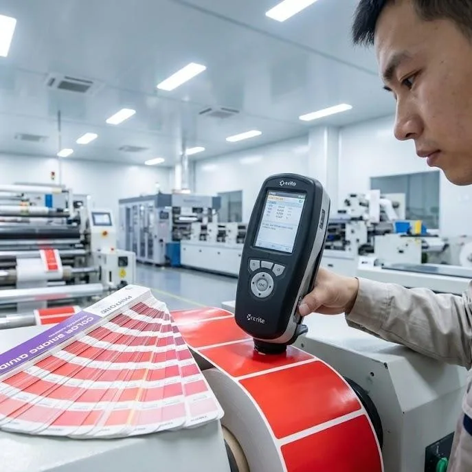 Pantone Color Matching And Quality Control For Label Printing. 副本
