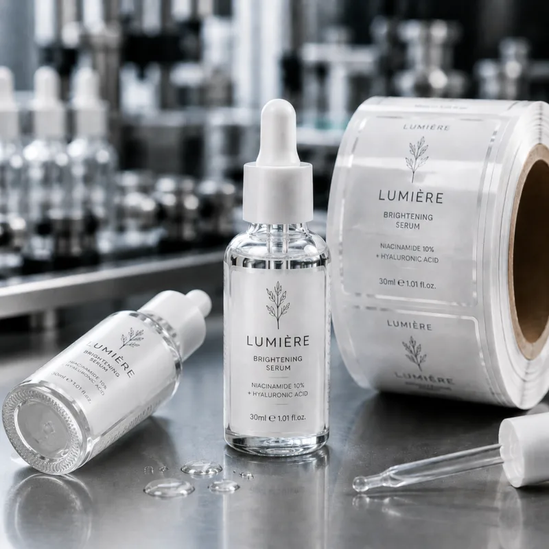 Transparent Serum Vials With Flawless No Label Pet Finish