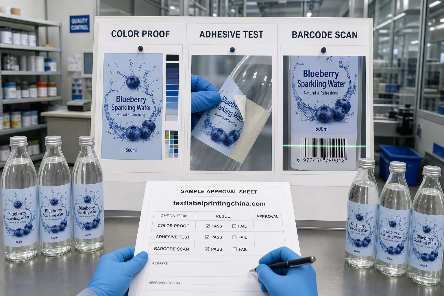 Beverage Label Sample Mass Checkpoint