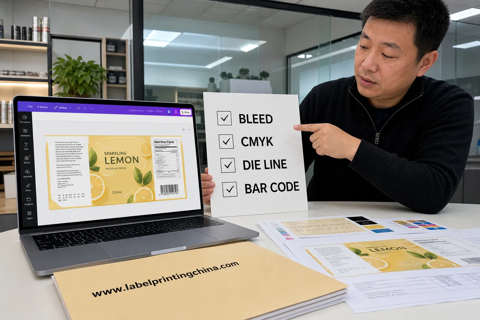 Canva To Factory Label File Checklist