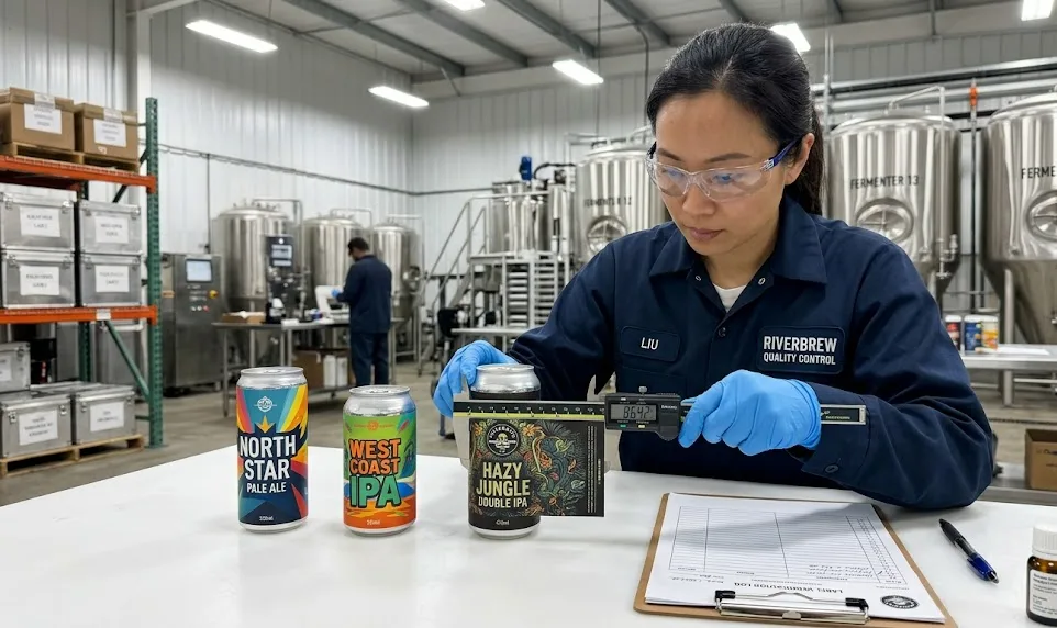 craft beer can label sizes 355ml standard sleek 473ml tallboy dimension comparison