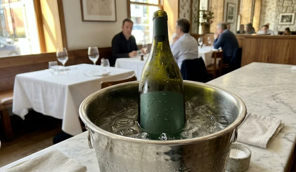 matte BOPP wine label surviving ice bucket test