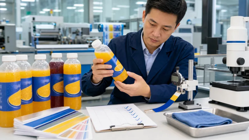 Juice Bottle Labels: Waterproof Materials for Cold Fill