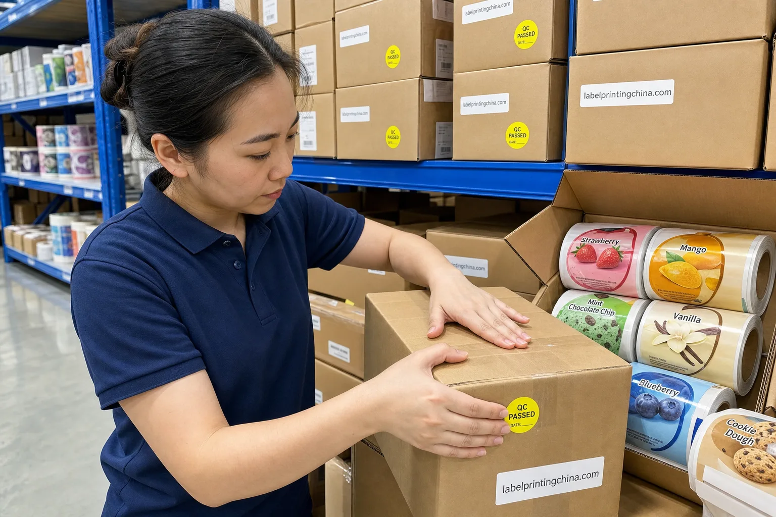 Chinese Coordinator Tags Multi Sku Label Cartons