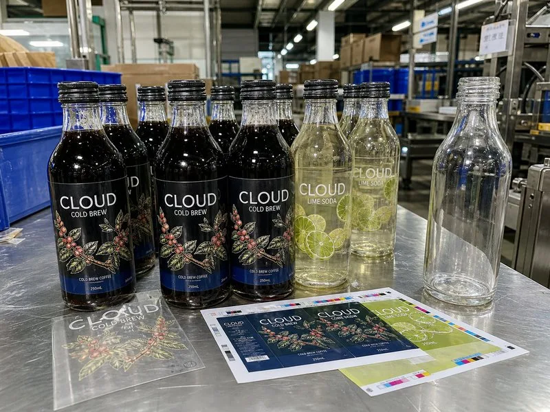 clear transparent custom sticker printing