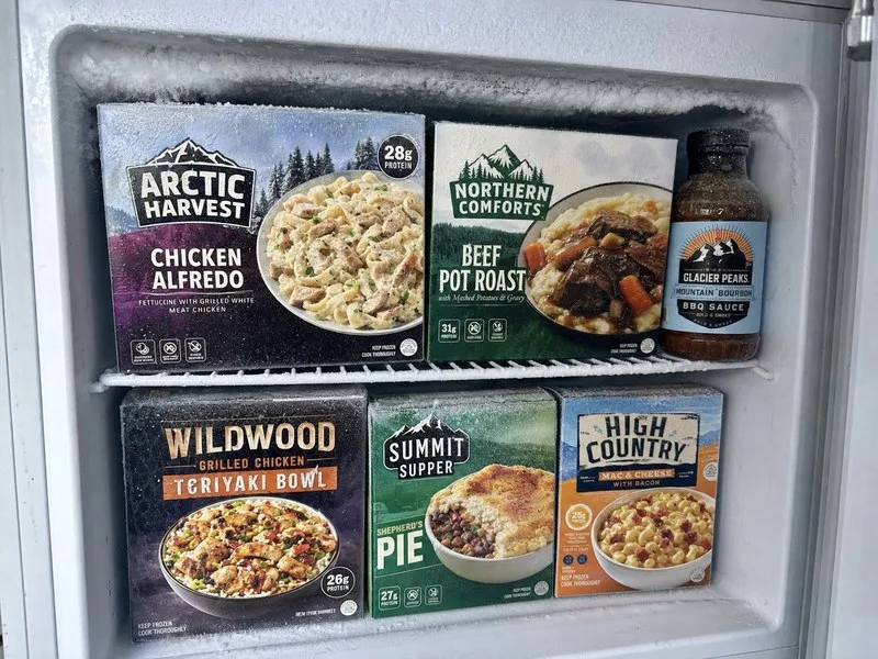 cold chain waterproof labels frozen food bonded