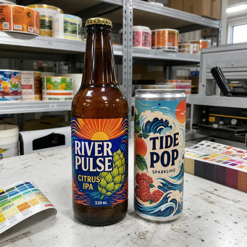 custom label printing beverage