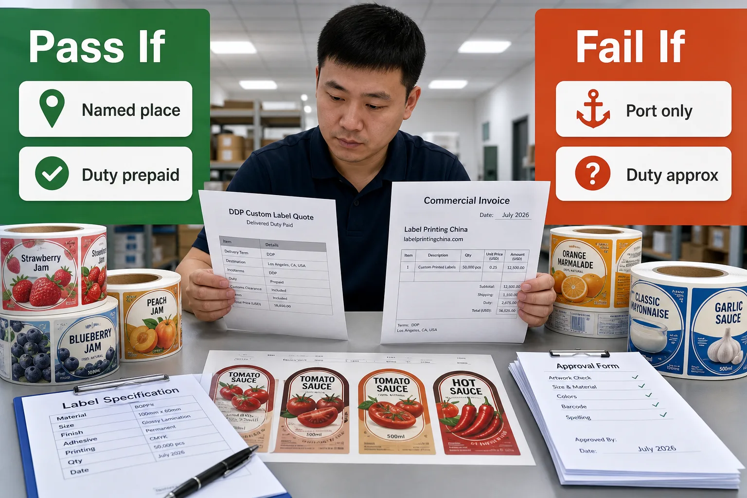 Ddp Quote Pass Fail Audit Checklist