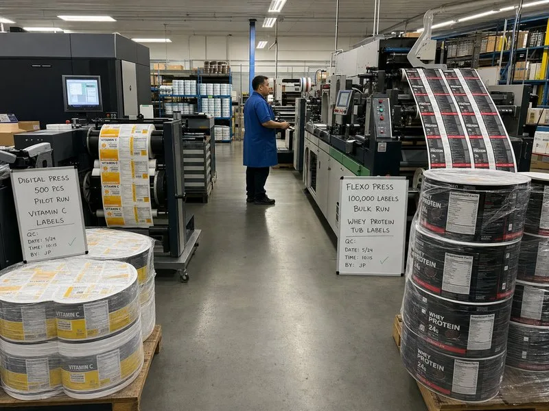 Digital and flexo printing lines