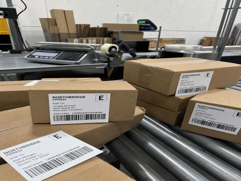 direct thermal paper shipping labels parcels