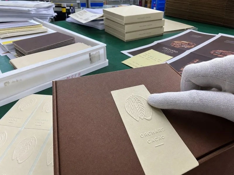 embossed finish custom sticker printing
