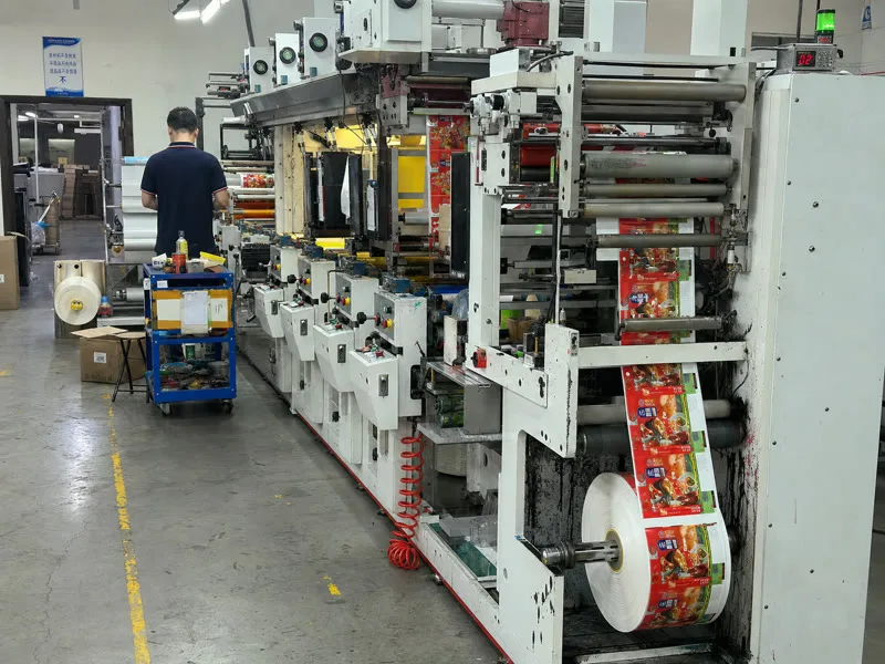 flexographic label printing press