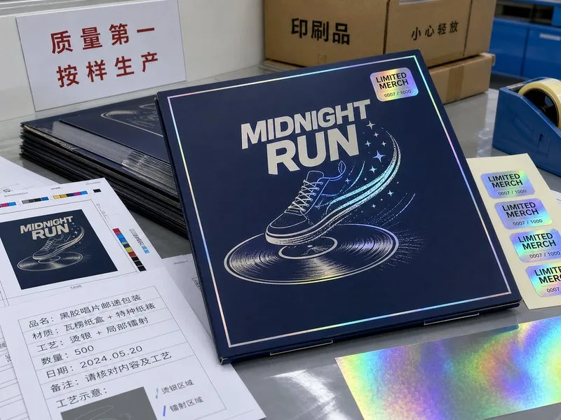 holographic foil custom sticker printing