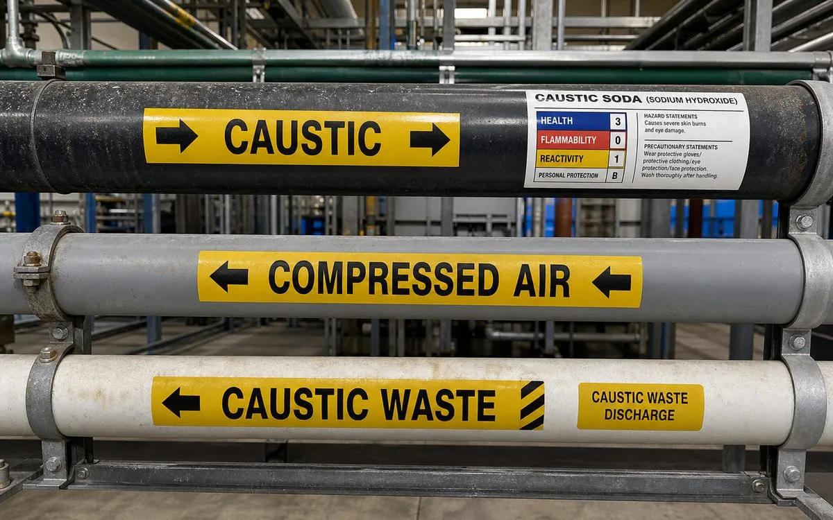 industrial app pipe markers