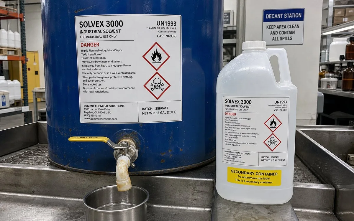 industrial app secondary container