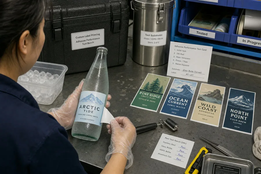 label adhesive application
