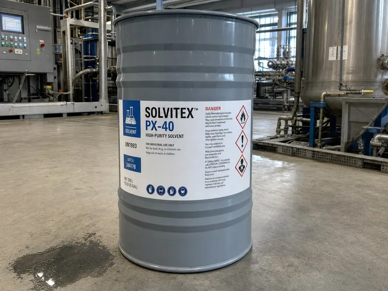 PET polyester label chemical drum heat resistant