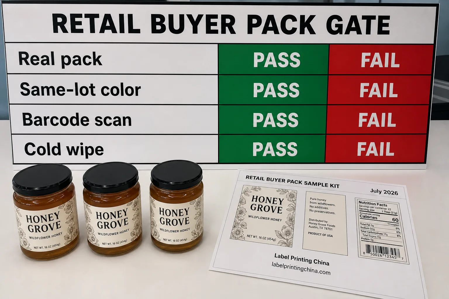 Retail Buyer Pack Gate Decision Board