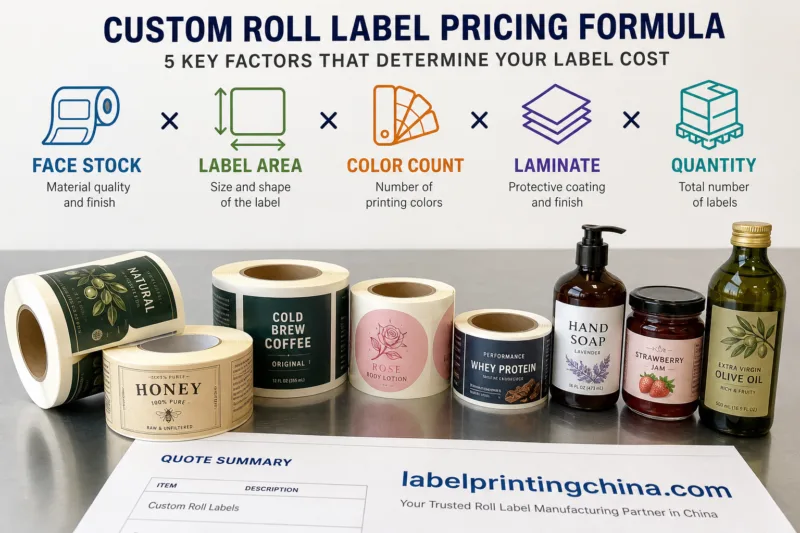 Custom Roll Label Pricing: What Really Determines Your Cost Per Label