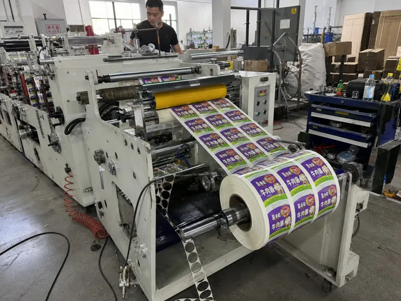 rotary die cutting line