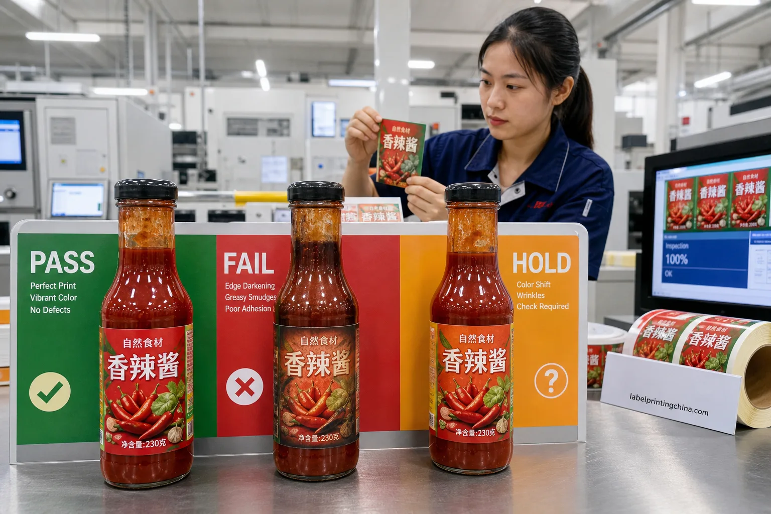 Sauce Bottle Oil Creep Qc Hold Test