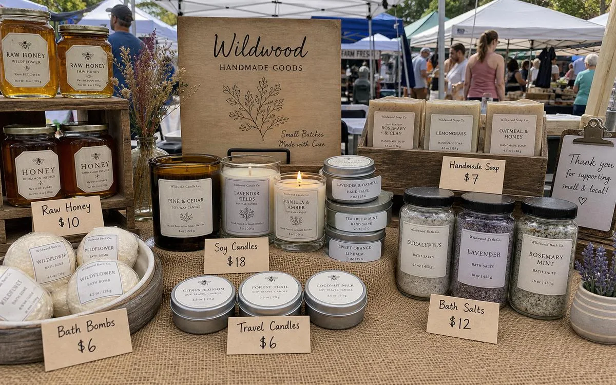 Low-MOQ sheet labels for homemade and farmers market products