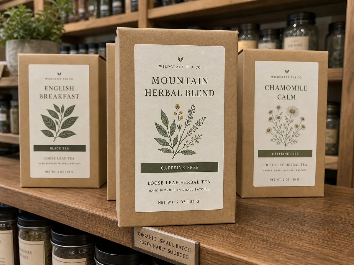 Matte finish wood-free paper sheet label with premium organic texture