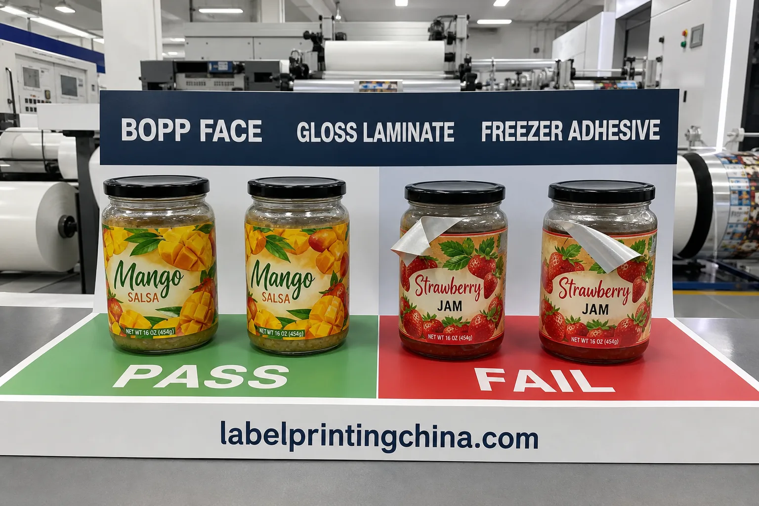 Small Batch Food Label Material Stack Pass Fail Qc