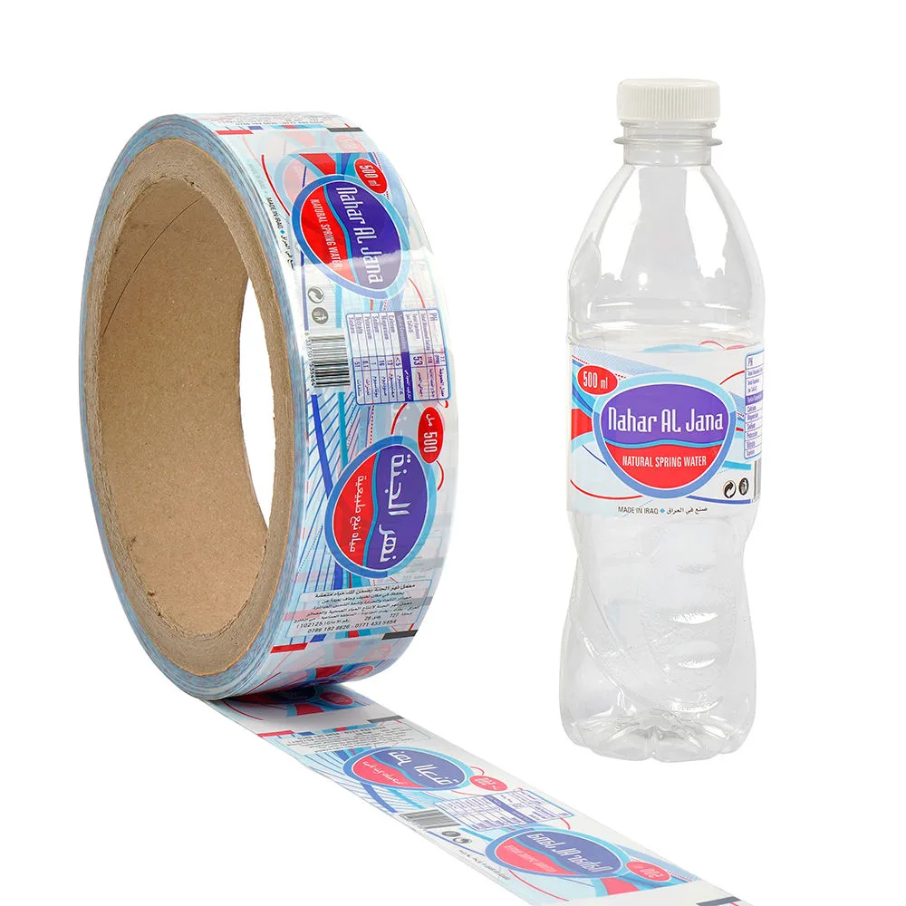 Bottled Water Wrap Label Roll