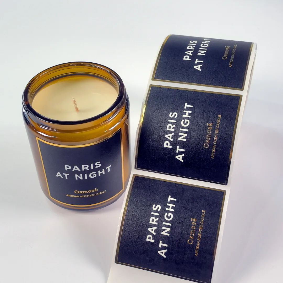 Candle Jar Label Roll