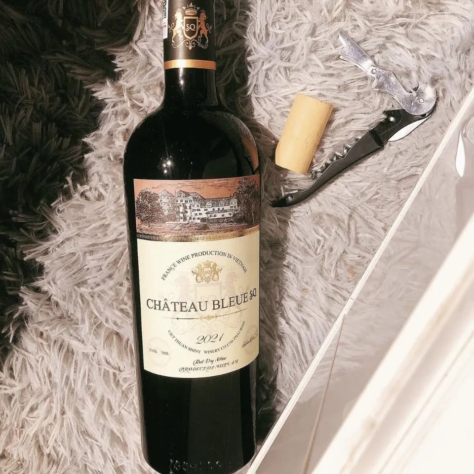 Chateau Red Wine Bottle Label