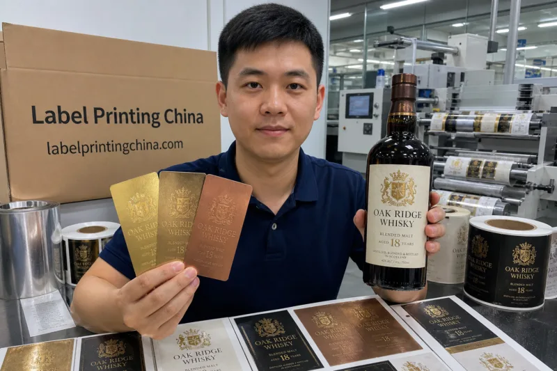 Whisky Labels: Specify Antique Gold Foil for Your Brand