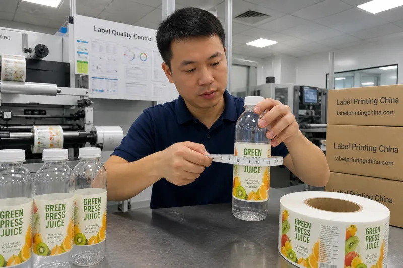 Juice Bottle Label Size Guide: Round Square