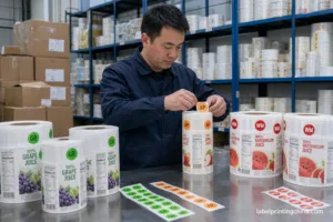 Chinese Tech Tags Juice Flavor Coded Label Cores