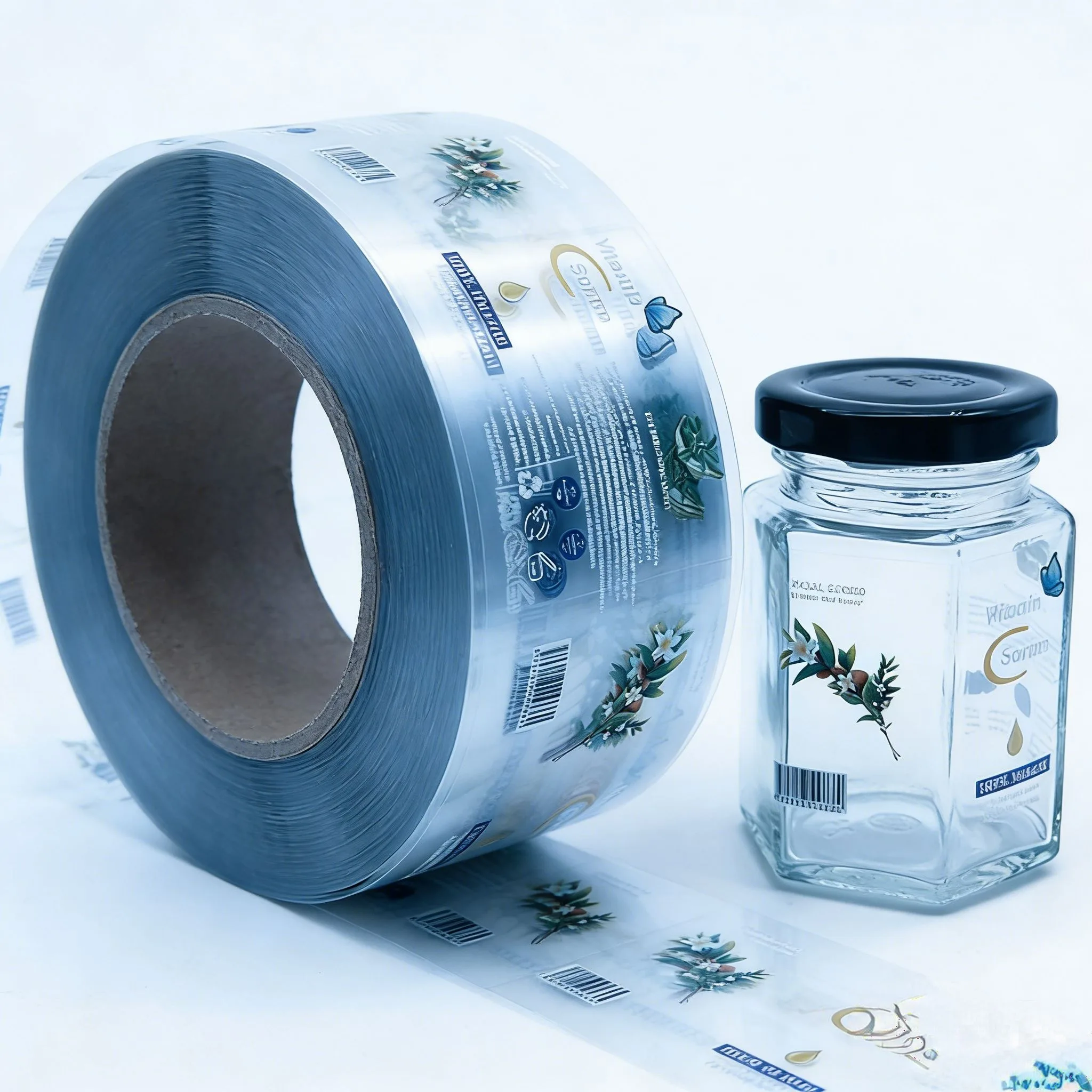 Clear Jar Label Roll