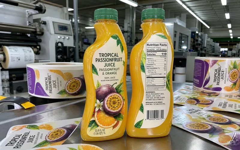 Custom mold specialty juice bottle sample